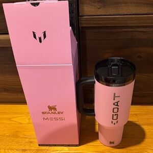 Stanley Pink GOAT Messi Tumbler